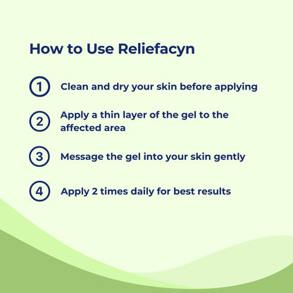 Reliefacyn® Advanced Itch-Burn-Rash-Pain Relief Hydrogel